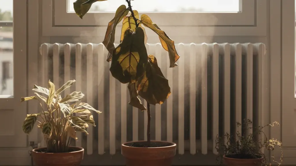 3 plantas de interior que mueren junto a la calefacción