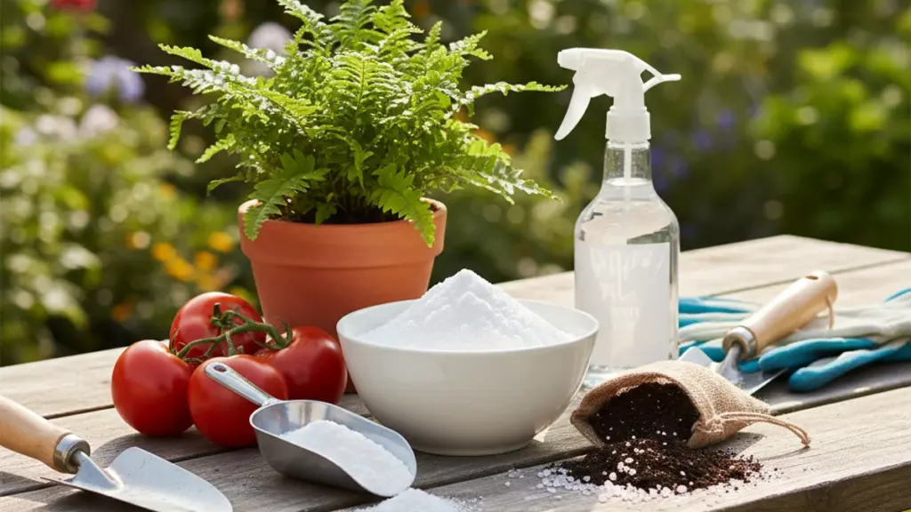 7 trucos asombrosos del bicarbonato para tu jardín