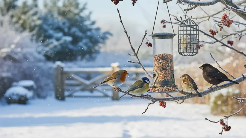 Alimentar aves en invierno: 7 secretos esenciales para enero
