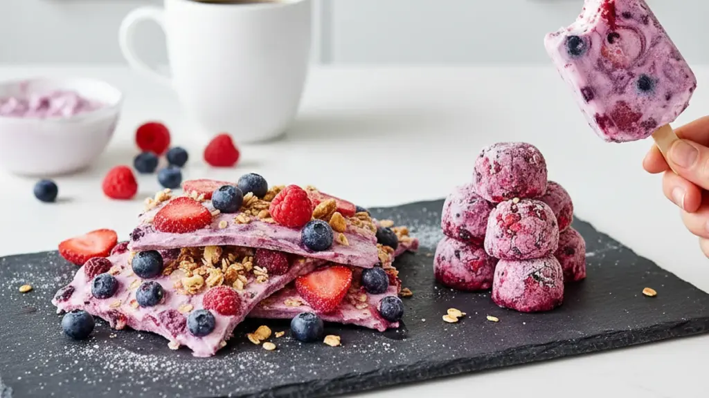 Bomba proteica en 2 minutos: snack congelado sorprendente